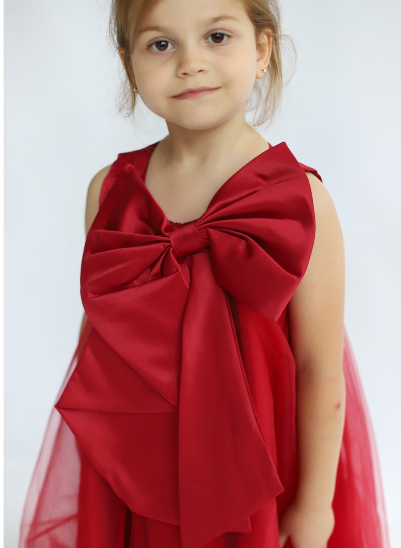 D'Daniela Bow Accent Dress - Image 4