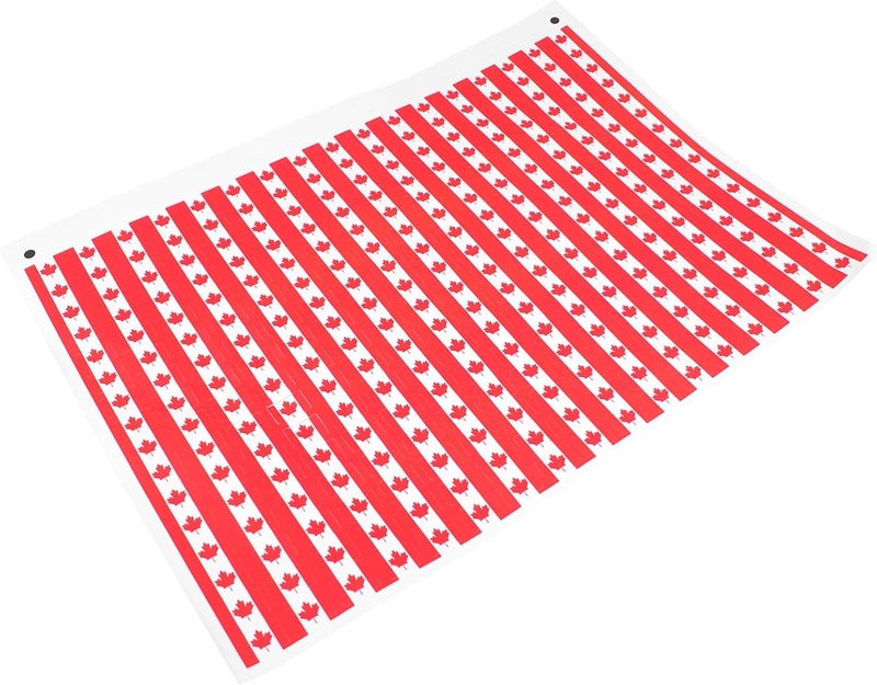 260pcs Flag Stickers Maple Leaf Decals for Scrapbooking Journaling Crafting Decorating Portable Patriotic Labels for Car Laptop Photo Albums - Image 1