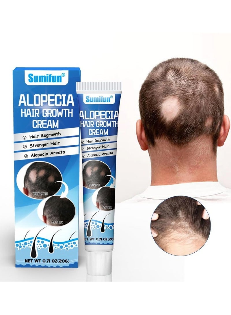 Sumifun Hair Growth Cream, Dense Prevent Alopecia, Baldness, Hair Roots, Nourishing, Scalp Treatment, Hair Straighten, Shiny Conditioner - Image 2