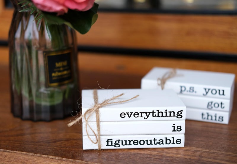 Rukejune Farmhouse تحفيز المكتب الخشبي Decor - Image 4