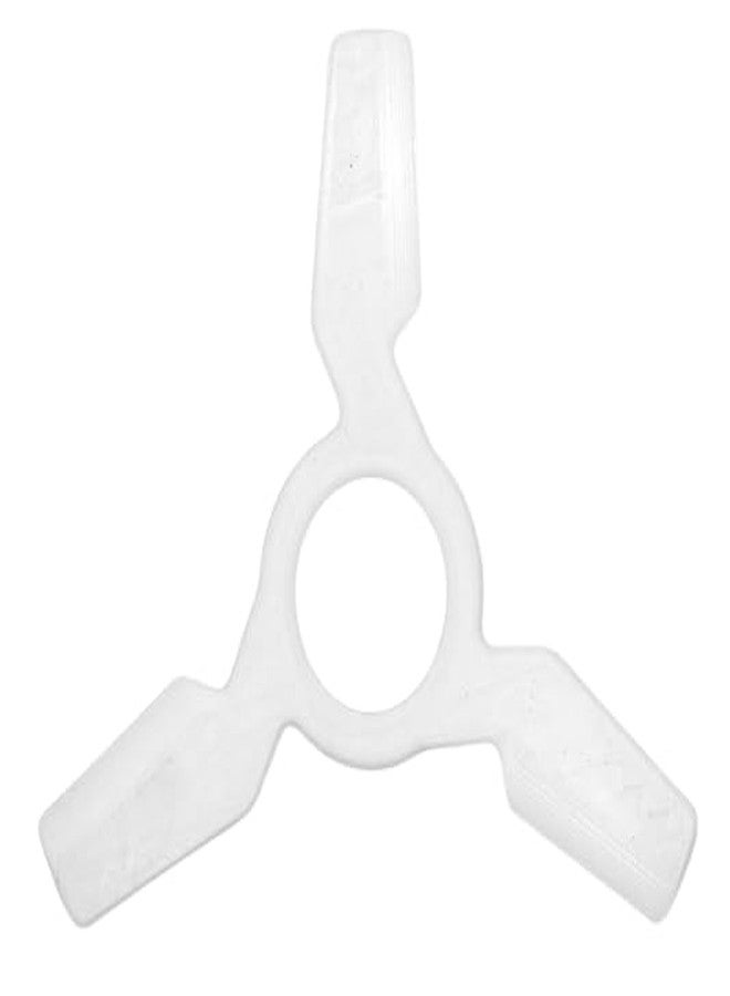 CERO ® 3D Printed Outdoor Trivenger Boomerang for Kids Fun & Skillful Throwing (White PLA Plastic) - Image 1