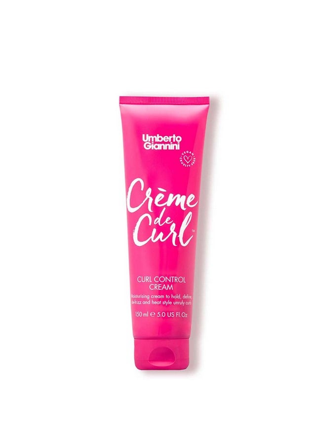 Umberto Giannini - Umberto Giannini Creme de Curl Curl Control Cream | Moisturising Cream to Hold, Defines, De-frizz | Vegan & Cruelty Free - 150 ml (Pack of 1) - Image 1