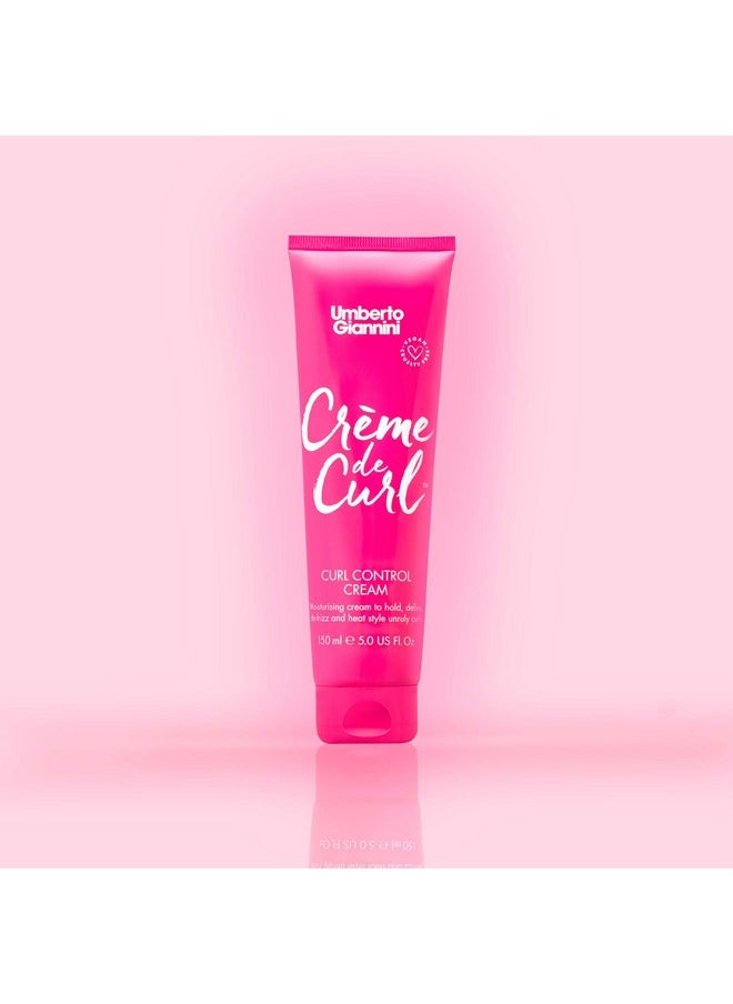 Umberto Giannini - Umberto Giannini Creme de Curl Curl Control Cream | Moisturising Cream to Hold, Defines, De-frizz | Vegan & Cruelty Free - 150 ml (Pack of 1) - Image 1