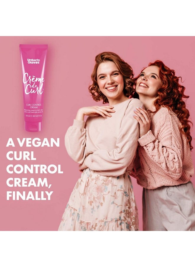 Umberto Giannini - Umberto Giannini Creme de Curl Curl Control Cream | Moisturising Cream to Hold, Defines, De-frizz | Vegan & Cruelty Free - 150 ml (Pack of 1) - Image 1