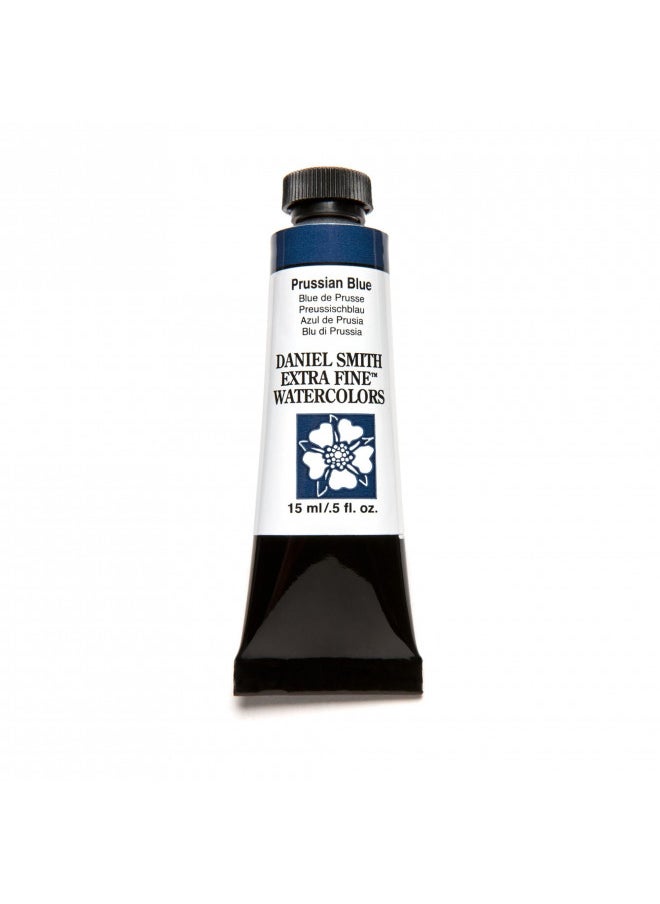 Daniel Smith DANIEL SMITH Extra Fine Watercolor 15ml Paint Tube, Prussian Blue, 0.5 Fl Oz (Pack of 1)  - Image 1