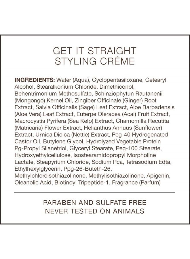 Andre Walker Hair Get It Straight Styling Crème, 8.5 Fl Oz - Image 3