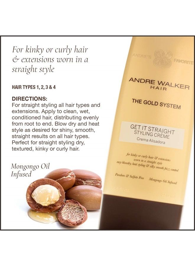 Andre Walker Hair Get It Straight Styling Crème, 8.5 Fl Oz - Image 4