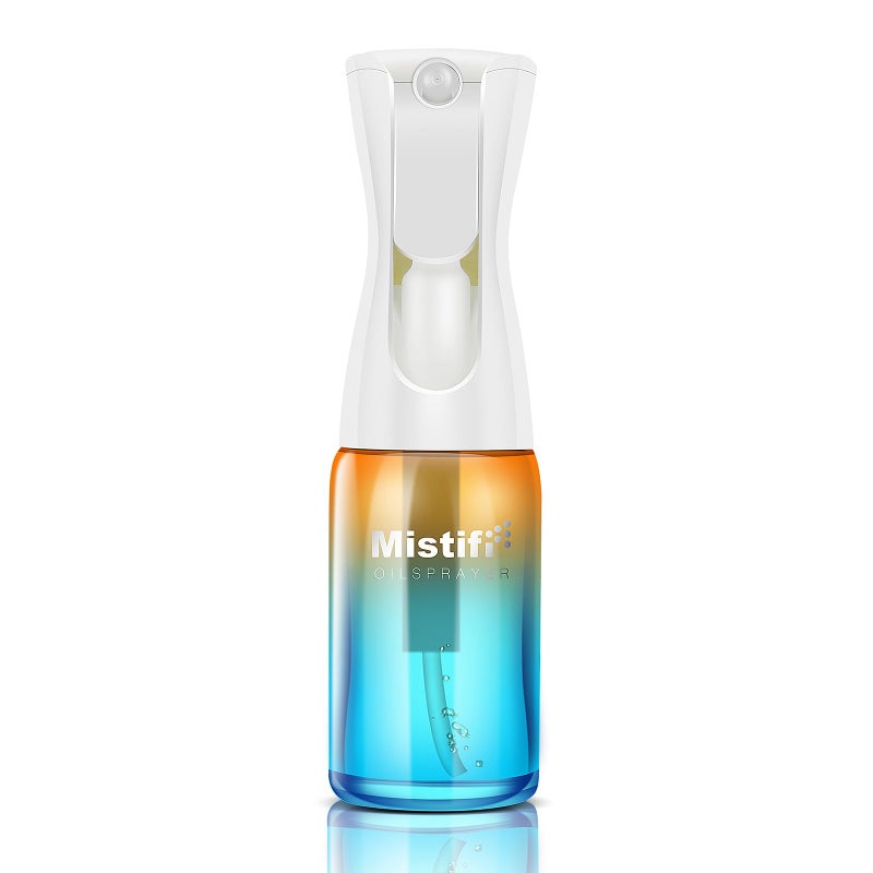 Mistifi Glass Oil Sprayer/Mister 5.1 fl oz (150ml), For Cooking Oil, Olive Oil, Soy Sauce, Vinegar, Non-Aerosol Refillable Dispenser, Spray Bottle (FS635 NiceSunset) - Image 1