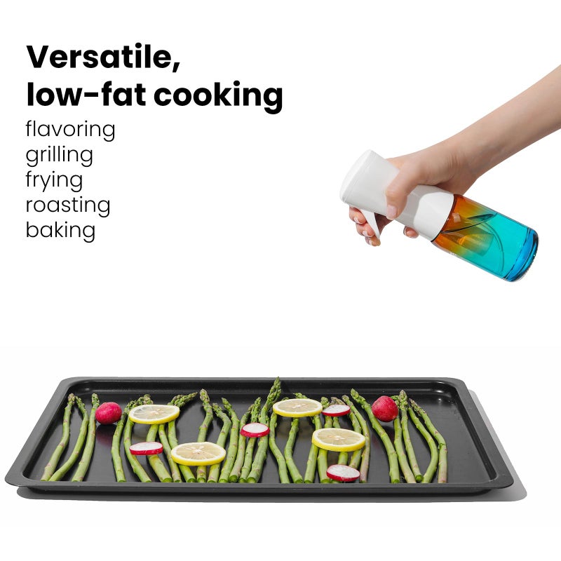 Mistifi Glass Oil Sprayer/Mister 5.1 fl oz (150ml), For Cooking Oil, Olive Oil, Soy Sauce, Vinegar, Non-Aerosol Refillable Dispenser, Spray Bottle (FS635 NiceSunset) - Image 3