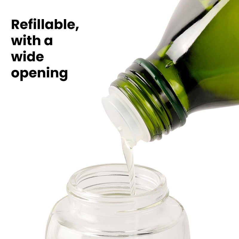 Mistifi Glass Oil Sprayer/Mister 5.1 fl oz (150ml), For Cooking Oil, Olive Oil, Soy Sauce, Vinegar, Non-Aerosol Refillable Dispenser, Spray Bottle (FS635 NiceSunset) - Image 5