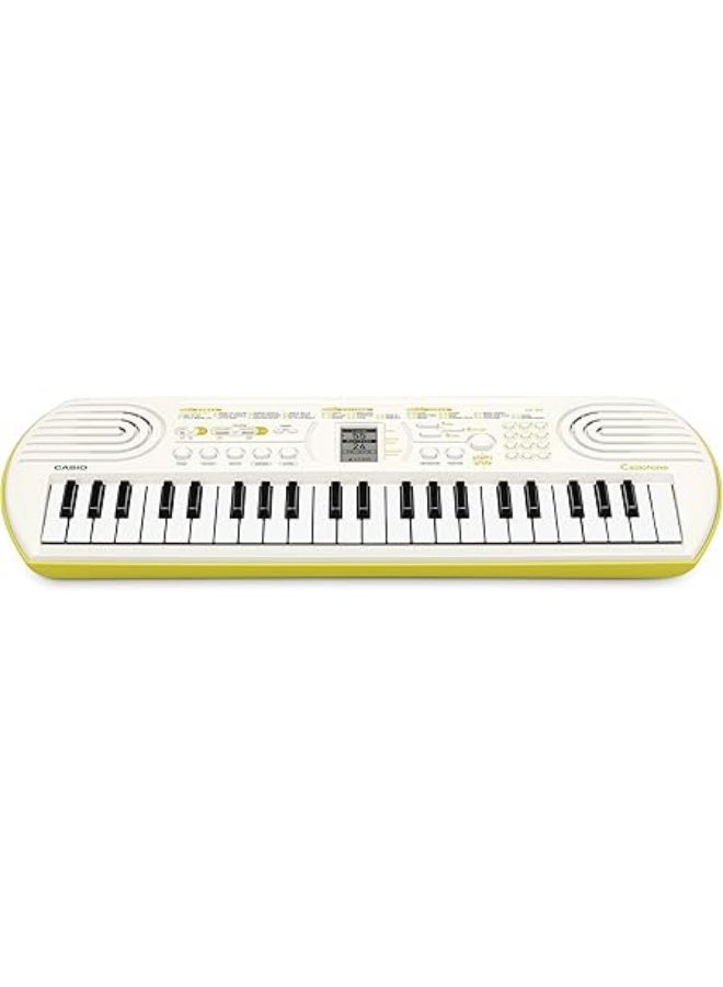 كاسيو لوحة مفاتيح صغيرة Casiotone SA-80 بأصوات بيانو، لون أبيض (44 مفتاحاً) - Image 4