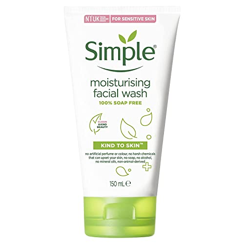 Simple Moisturizing Facial Wash 5 Ounce Pack of 3