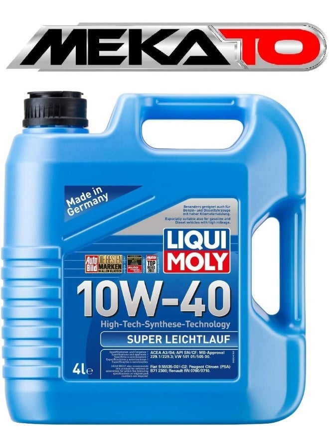 LIQUI MOLY Liqui Moly Super Leichtlauf Ant.Fric.Oil 10W40 4L  - Image 1