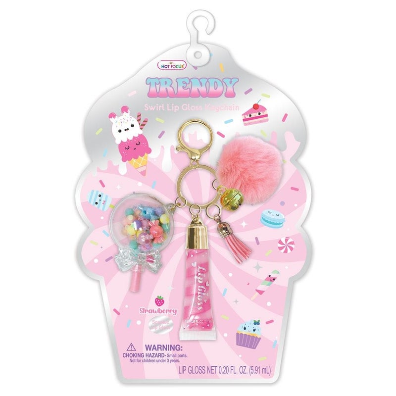 هوت فوكس ميدالية مفتاح مع ملمع شفاه والحلويات - 147SW - Image 1