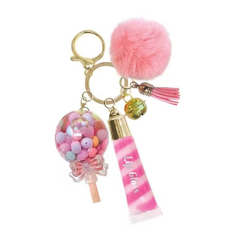 هوت فوكس ميدالية مفتاح مع ملمع شفاه والحلويات - 147SW - Image 2