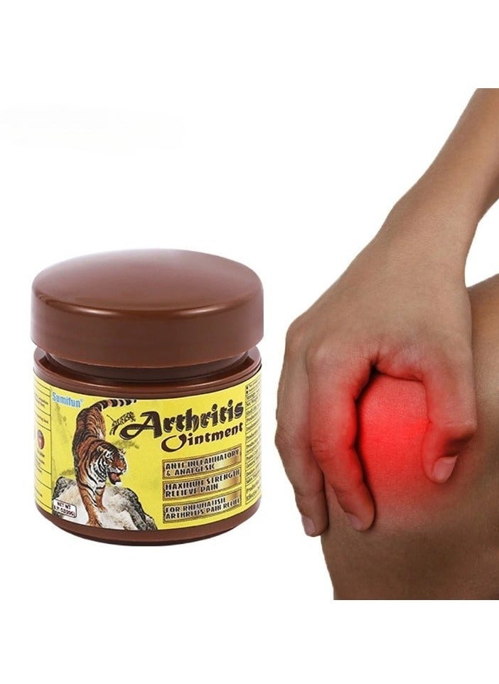 Sumifun - Arthritis Treatment Ointment, Portable Quick Relief Herbal Extract Red Tiger Plaster For Joint Pain, Tiger Balm Arthritis Pain Relief Cream For Muscle Joints Shoulder Lumbar Knee Pain, (1pc, 20g) - Image 1