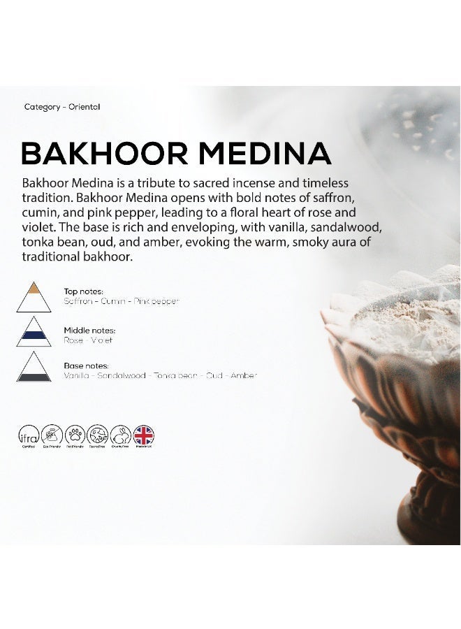 Dr Scent Diffuser Aroma Bakhoor Medina 170ml - Infused with the finest natural ingredients saffron, oud, amber, rose, vanilla, and pink pepper | Perfect for Offices, Homes, Shops, Hotel Rooms & Small Lobbies - Image 2