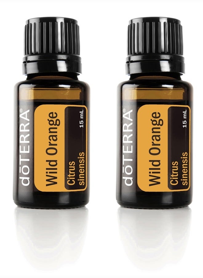 doTERRA - doTERRA Wild Orange Essential Oil 15 ml by doTERRA,Pack of 2 - Image 1