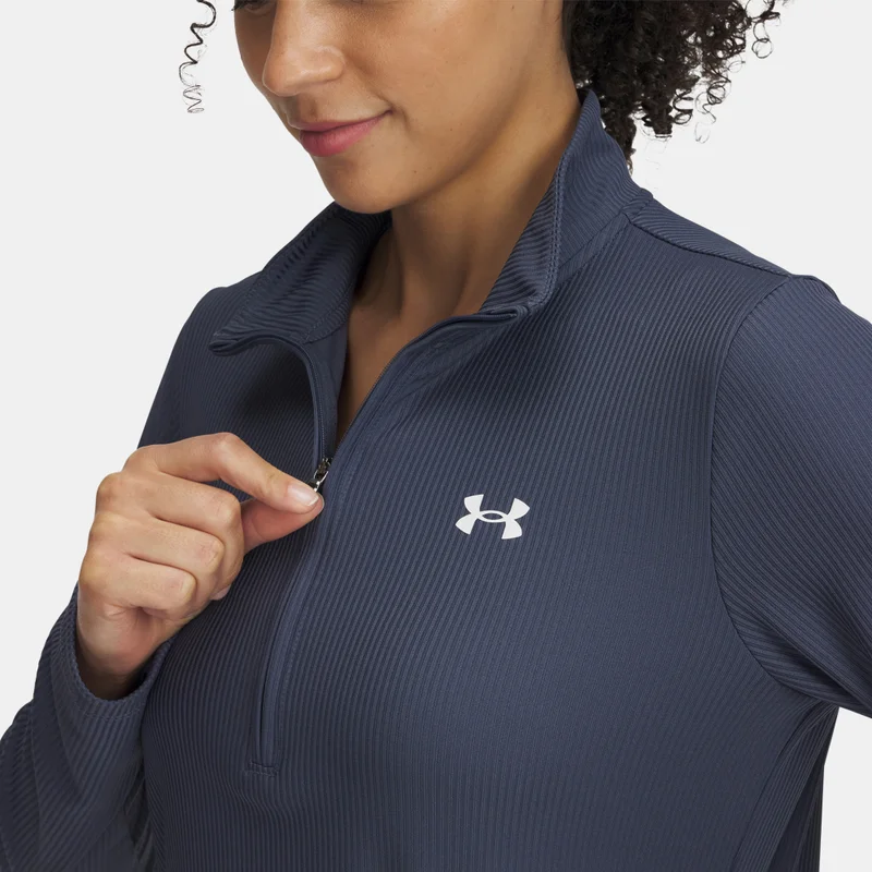 UNDER ARMOUR Women's UA Tech Rib 1/2-Zip Top