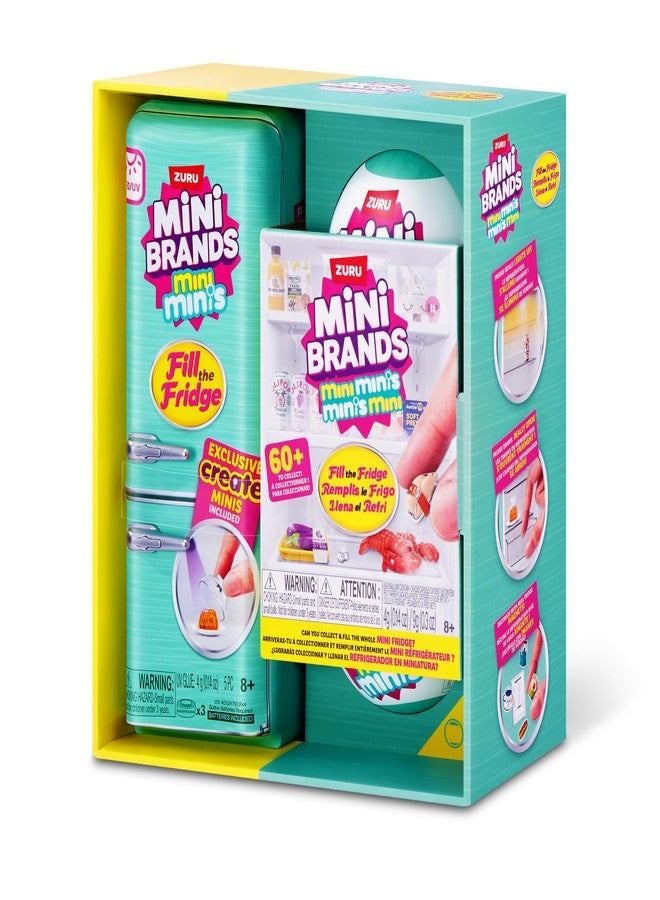 Mini Brands -Fill The Fridge-Series 1-1PK Fill The Fridge PLAYSET S1 and 2PK INT Capsules S1 Combo - Image 2