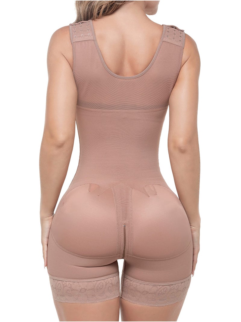 Sonryse 0211 - Body Faja Braless Panty Shaper Short - Fajas Colombianas M - Image 2