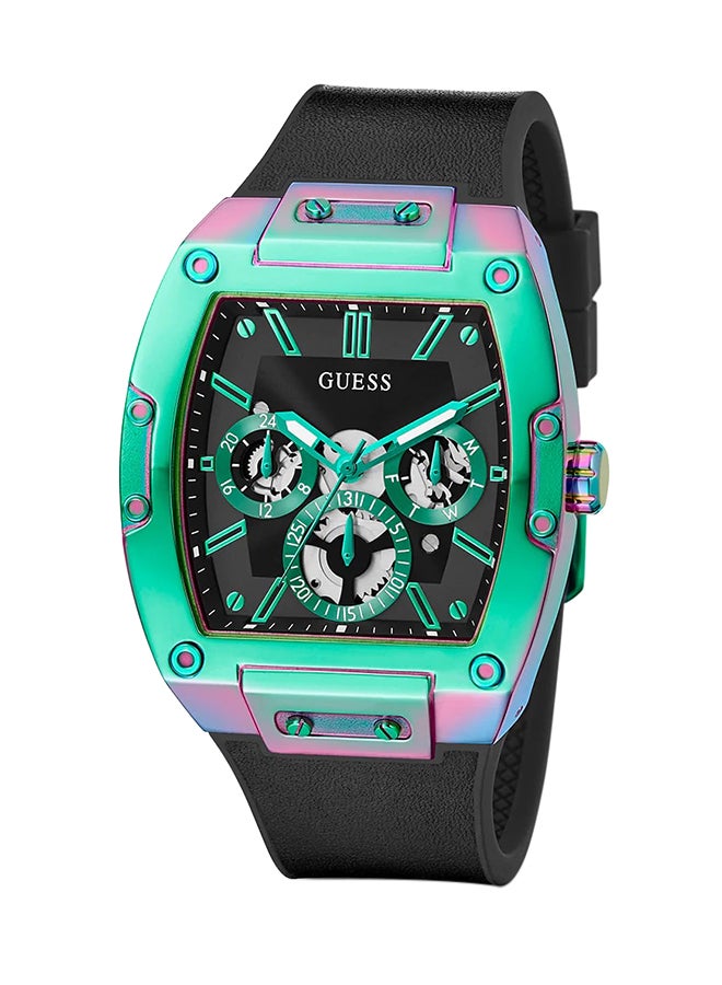 GUESS ساعة جيس فينيكس للرجال كوارتز ستانلس ستيل متعددة الألوان GW0202G5 - Image 2