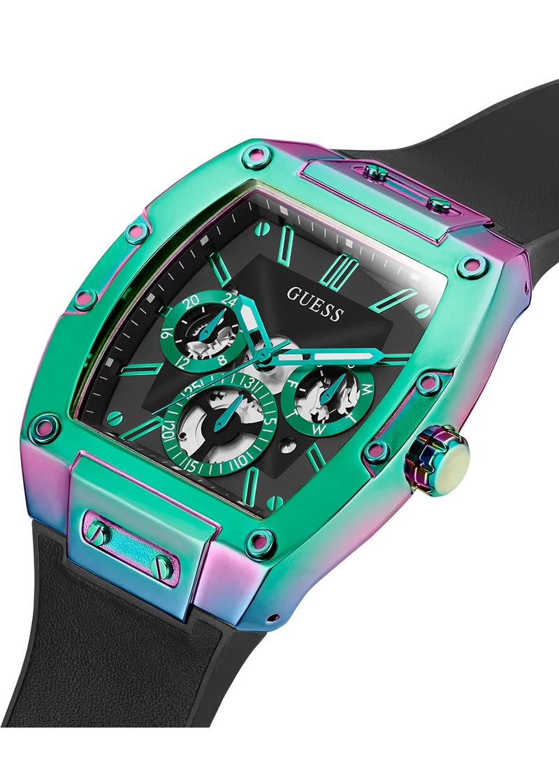 GUESS ساعة جيس فينيكس للرجال كوارتز ستانلس ستيل متعددة الألوان GW0202G5 - Image 3