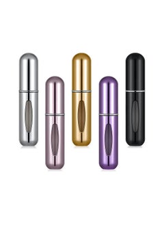 Gonice 5ml Mini Perfume Atomizer Bottles, 5pcs Refillable Perfume Spray Bottle, Scent Pump Case, Empty Perfume Bottles for Travel and Outgoing  - Image 1