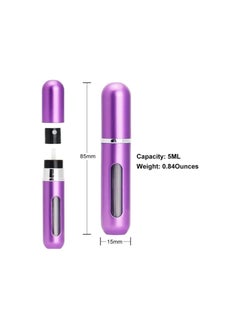 Gonice 5ml Mini Perfume Atomizer Bottles, 5pcs Refillable Perfume Spray Bottle, Scent Pump Case, Empty Perfume Bottles for Travel and Outgoing  - Image 3