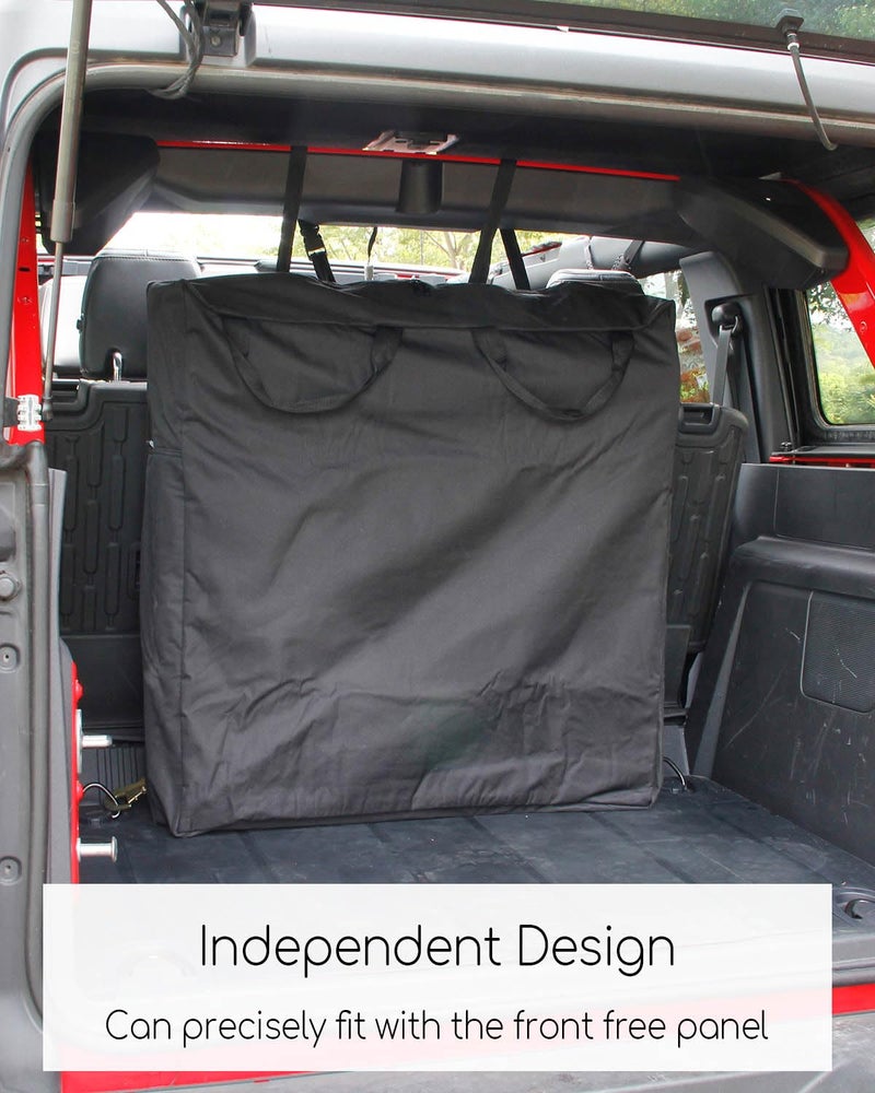 PNYZIK Upgraded Hard Top Storage Bag Fit for Ford Bronco 2021 2022 2023 2/4-Door, Portable Freedom Panel Storage Bag for Roof Panel Over First Row Seat, Front Hardtop Organizer Bag 1Pc - Image 3