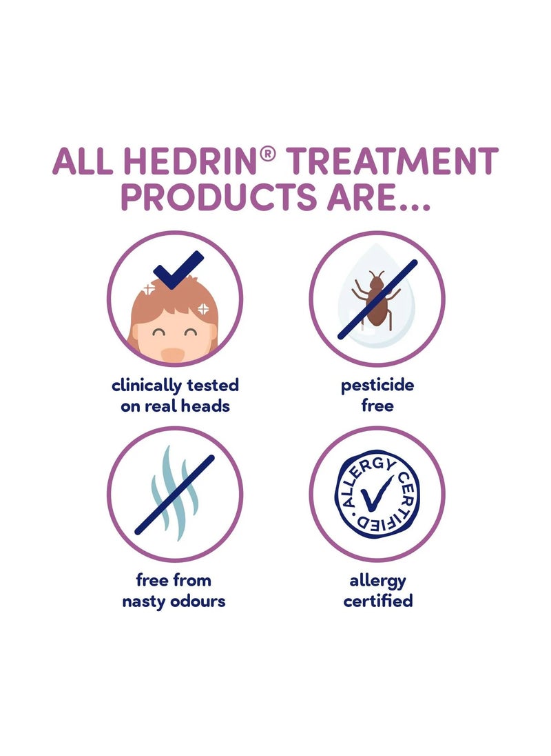 Hedrin Hedrin Once Spray Gel, Head Lice Treatment, Nits Treatment, Kills Headlice and Eggs in 15 Minutes – 100ml  - Image 3