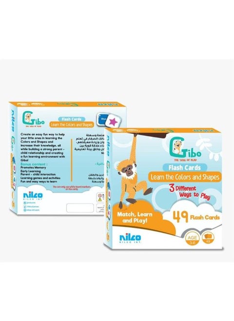 Gibo Flash Card Learn the Colors and Shapes