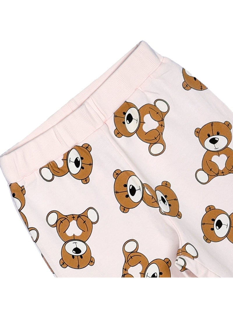 AIKO AIKO-Girls Sweat Top and Jogger Set with Bear Pattern 
-18-24M - Image 5