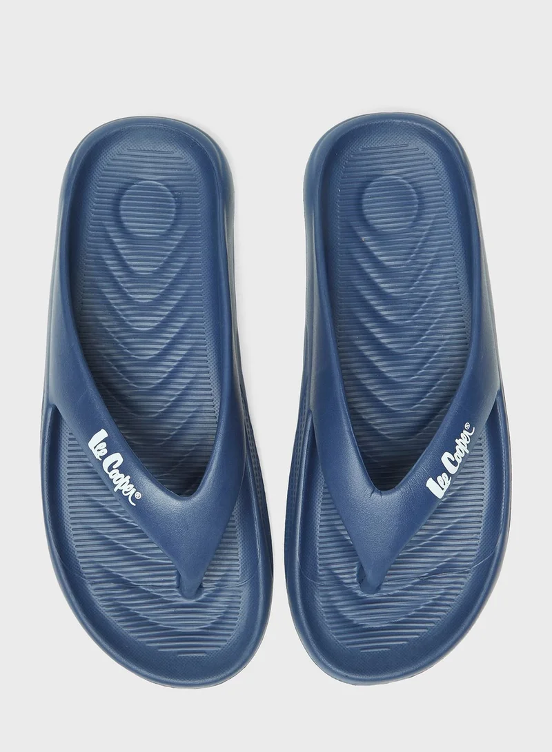 لي كوبر Logo Flip Flops