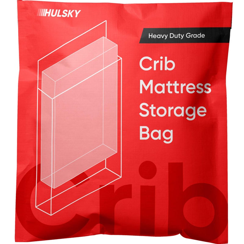 Hulsky Crib Mattress Storage Bag  4 Mil Heavy Duty Crib Mattress Bag for Moving and Storage