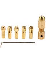 REES52 REES52 8 Pcs 0.5-3mm Small Electric Drill Bit Collet Mini Twist Drill Tool Chuck Set  - Image 2