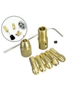 REES52 REES52 8 Pcs 0.5-3mm Small Electric Drill Bit Collet Mini Twist Drill Tool Chuck Set  - Image 1