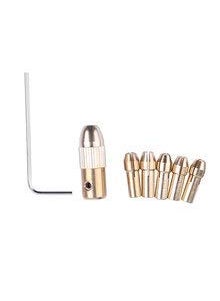REES52 REES52 8 Pcs 0.5-3mm Small Electric Drill Bit Collet Mini Twist Drill Tool Chuck Set  - Image 4