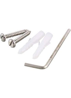 iSTAR iSTAR L Shape Double Rod Towel Rod Silver Towel Holder 24 inch Longer 2 Bar Towel Rod Stand (Stainless Steel) (Pack of 1)  - Image 4