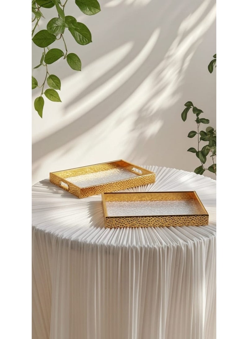 طقم صواني تباسي تقديم متعددة الاستخدامات - Image 1