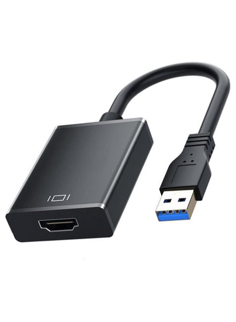 TIGER USB to HDMI Adapter, USB 3.0 to HDMI Cable Multi-Display Video Converter for PC, Laptop, Windows 7/8/10, Desktop, Monitor, Projector. HDTV [Not Compatible with Mac or Chromebook] - Image 1