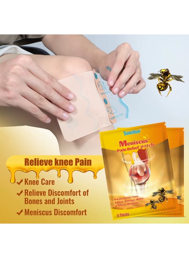 سوميفون لصقة العناية بالغضروف الهلالي مع النحلة لتخفيف آلام المفاصل والركبة - Image 2