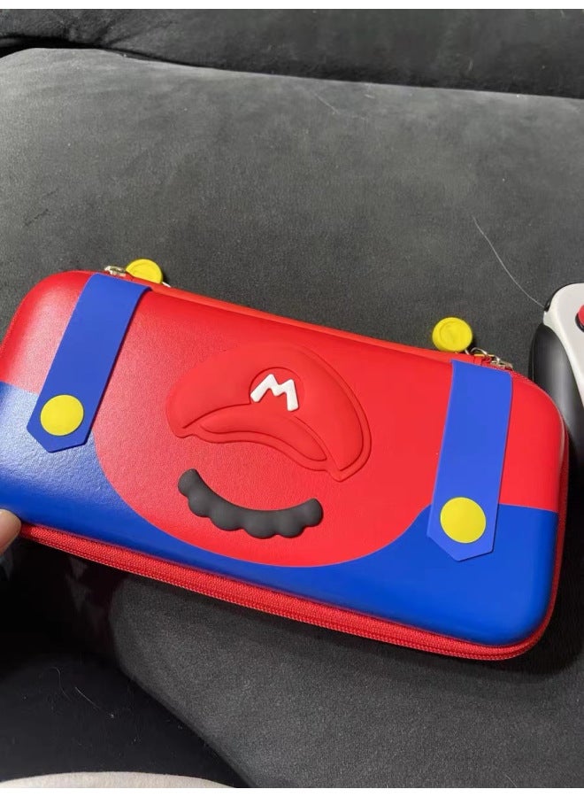 Switch Storage Large Bag Mario Bag OLED Complete Accessory Bag Portable Crossbody Bag-Product Color:Mario Silicone M Packet - Image 1