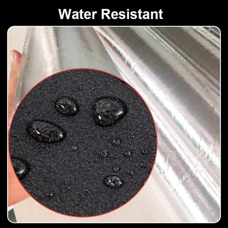 Pipe Insulation Foam, Aluminum Foil Wrap for Outdoor Winter Irrigation, Sprinkler(27mmx15mm) - Image 5