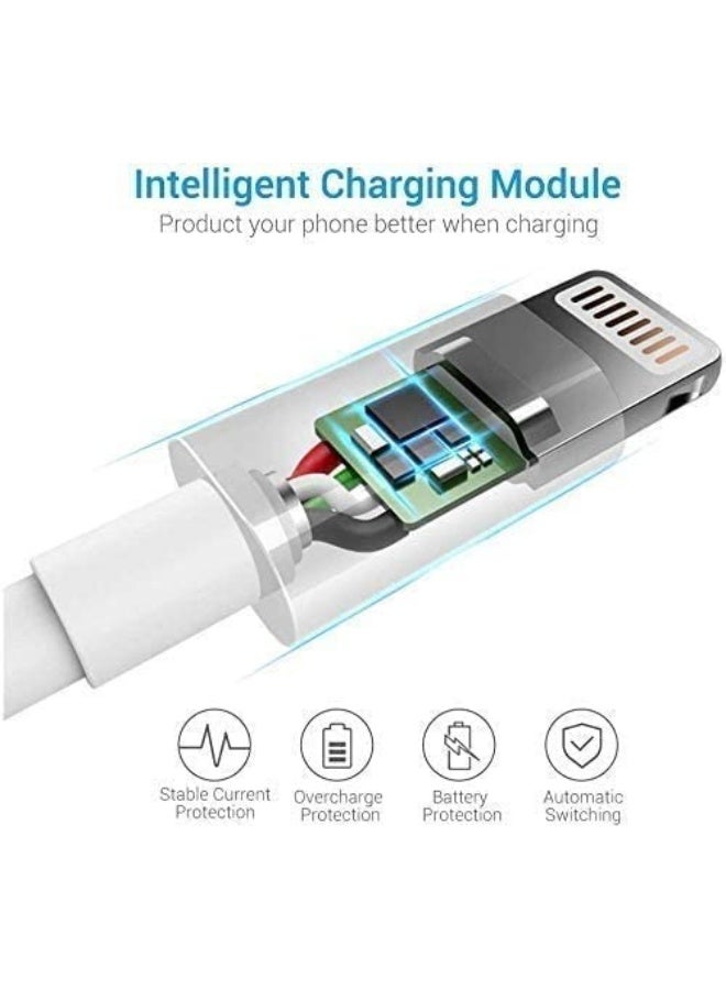 iPhone Charger Lightning Cable,2 Pack Apple MFi Certified USB iPhone Fast Chargering Cord,Data Sync Transfer for 13/12/11 Pro Max Xs X XR 8 7 6 5 5s iPad iPod More Model Cell Phone Cables - Image 5