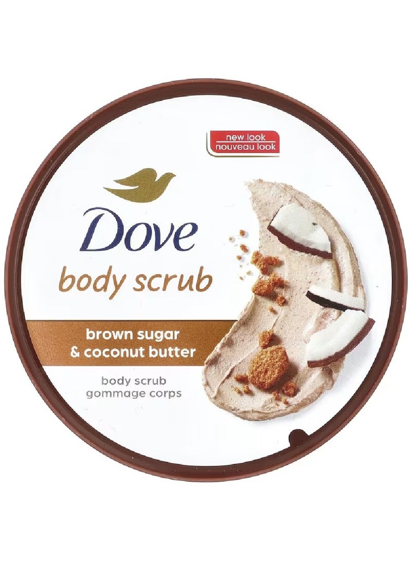 Dove Body Scrub Brown Sugar & Coconut Butter - 298g - Image 3