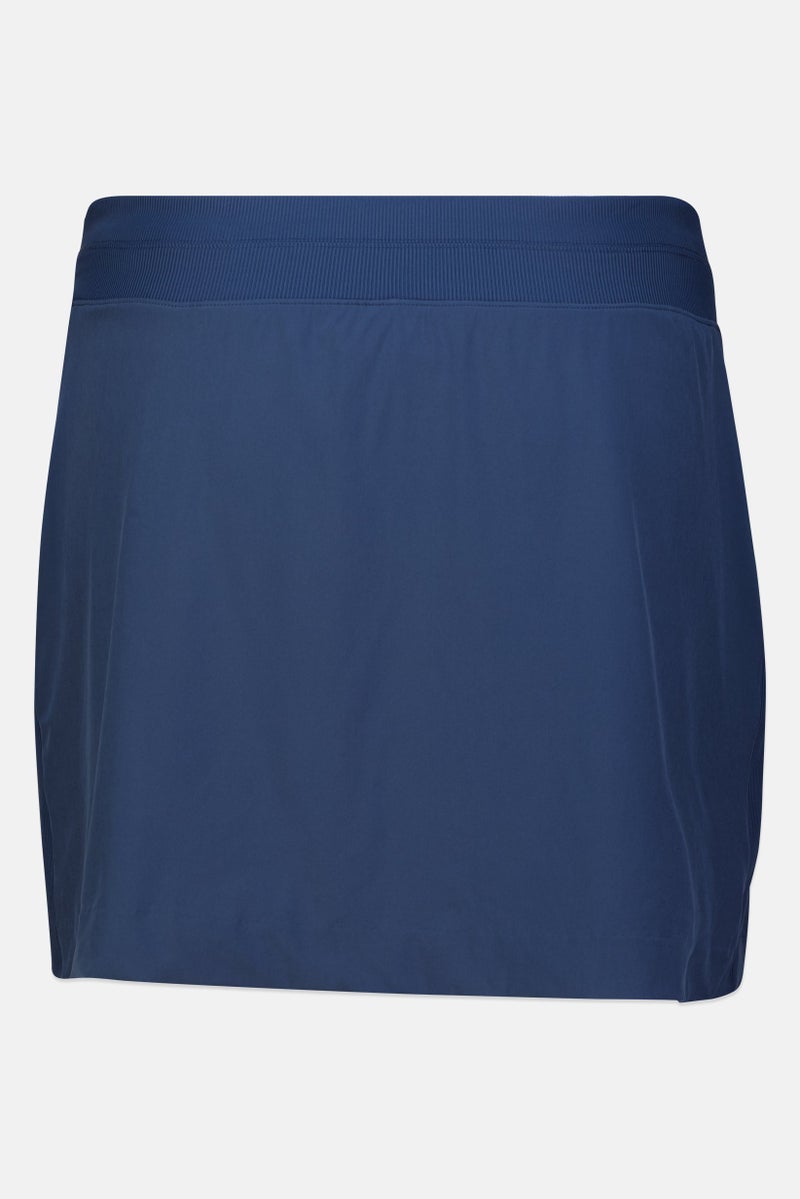 MEMBERS ONLY Women Solid Stretch Skort, Grey - Image 3