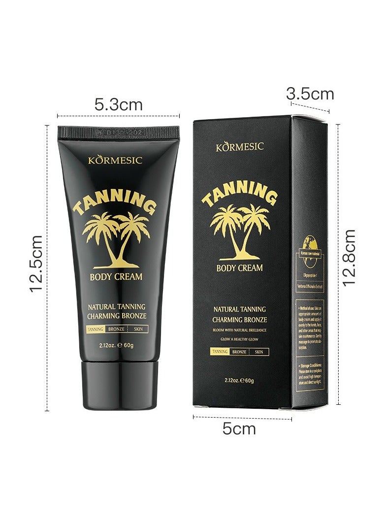 Kormesic كريم الجسم ذاتي الدباغة 60 جرام - Image 2