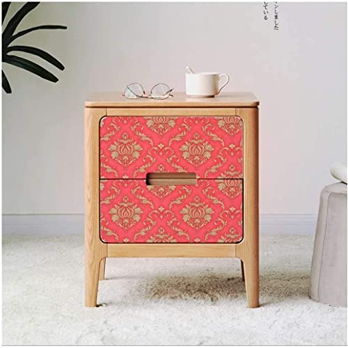 Maefele® Damask Design Self-Adhesive PVC Wallpaper 304CM X 45CM (Pink) - Image 4