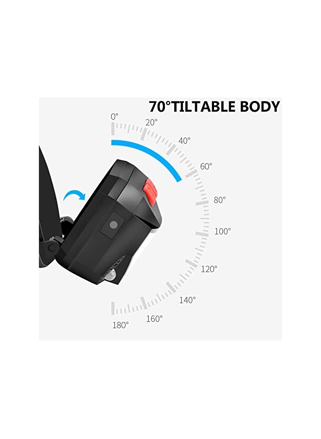 SKY-TOUCH Pritzker 2 Pack Rechargeable Headlamp Flashlight 800 Lumens Motion Sensor Head Lamp Ipx4 Waterproof Bright White Cree Led And Red Light Perfect For Running Camping Hiking Black - Image 5